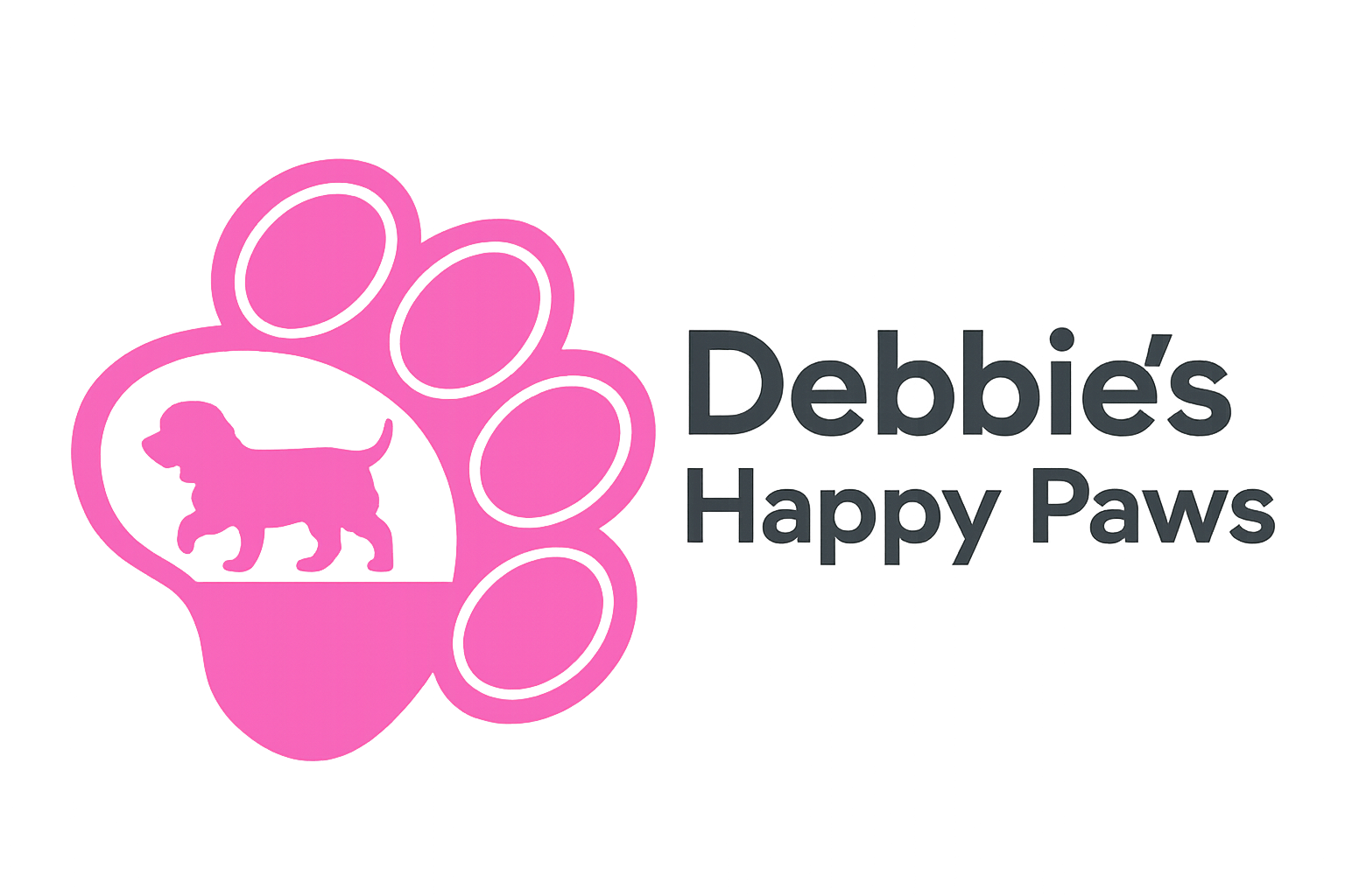 Debbie's Happy Paws Logo